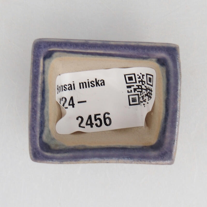 Mini-Bonsaischale 4 x 3,5 x 2 cm, Farbe lila