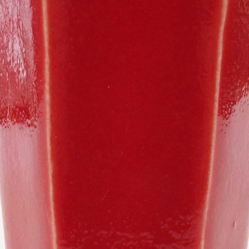 Mini-Bonsaischale 4 x 3,5 x 6 cm, Farbe rot