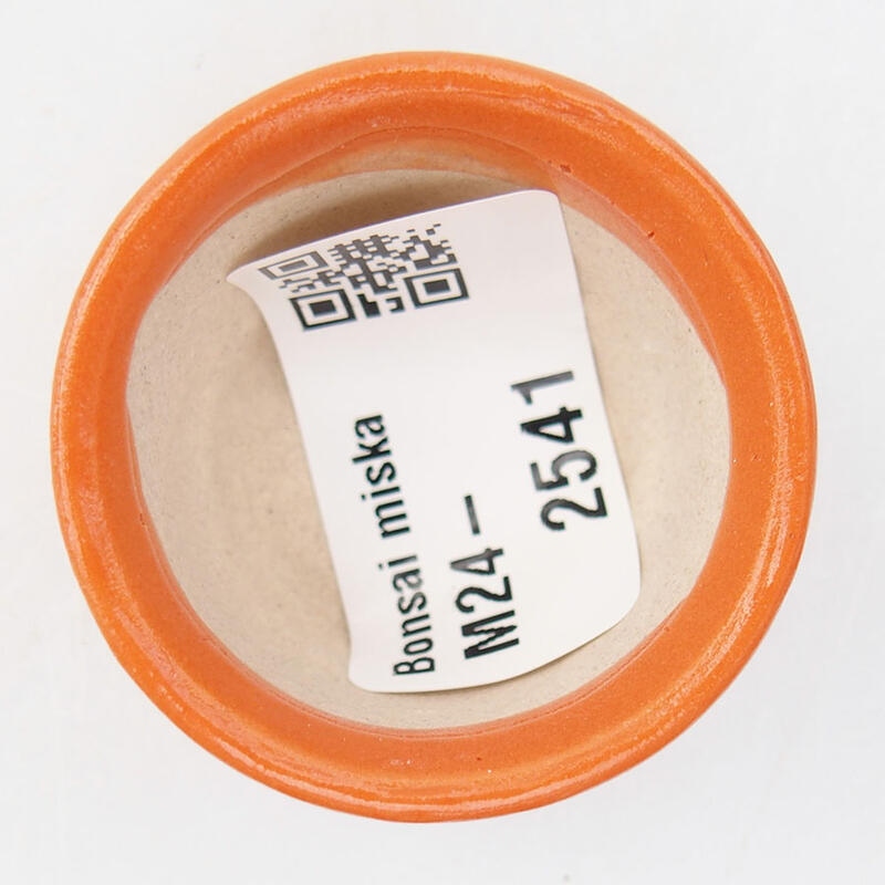 Mini-Bonsaischale 4 x 4 x 2,5 cm, orange