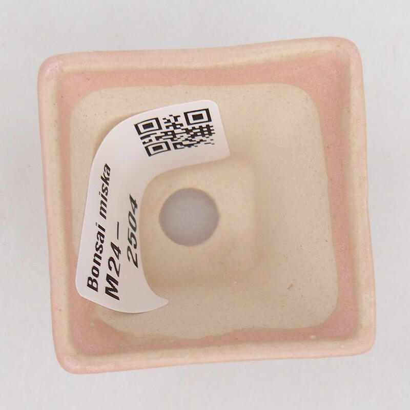 Mini-Bonsaischale 4 x 4 x 3,5 cm, rosa