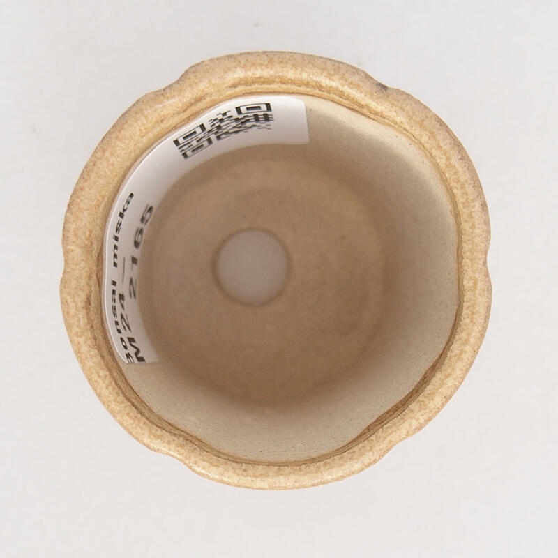 Mini-Bonsaischale 4 x 4 x 4,5 cm, braun