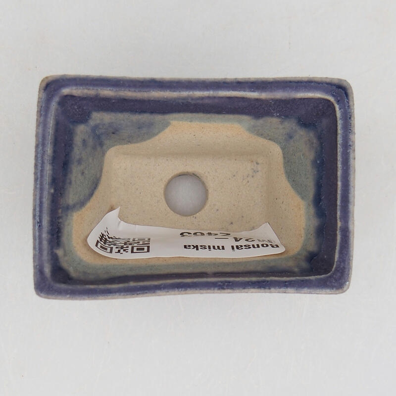 Mini-Bonsaischale 5,5 x 3,5 x 3 cm, Farbe lila
