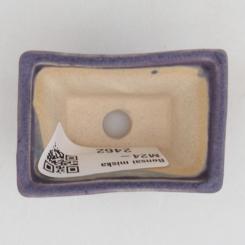 Mini-Bonsaischale 5,5 x 3,5 x 3 cm, Farbe lila