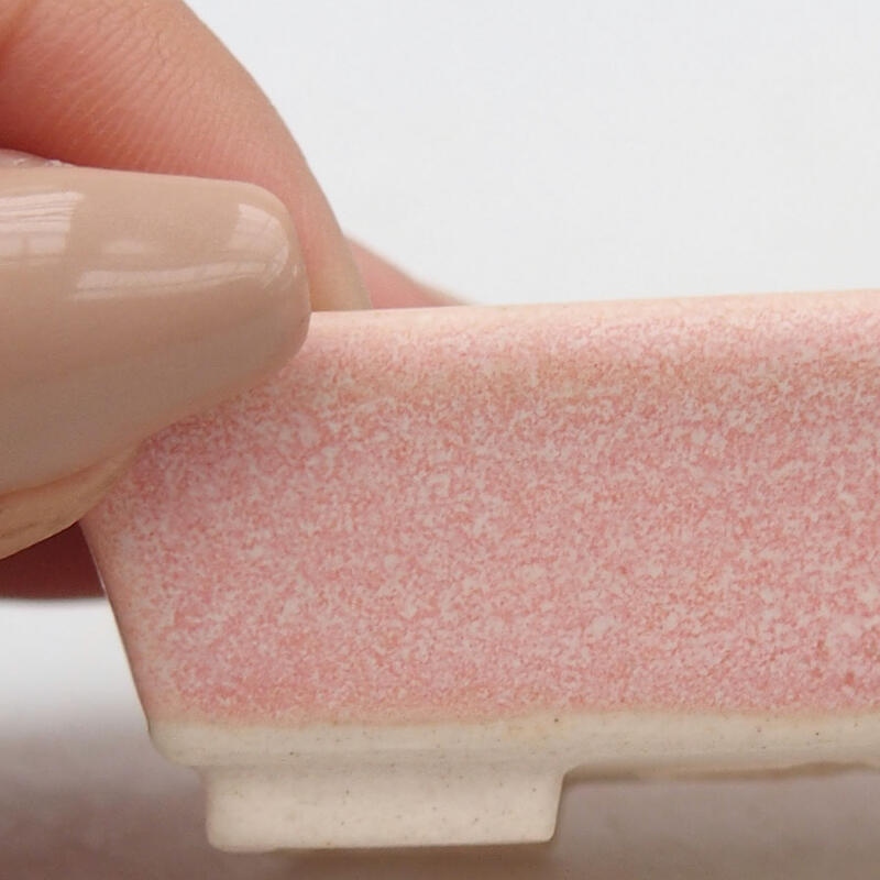 Mini-Bonsaischale 5,5 x 3 x 2 cm, rosa