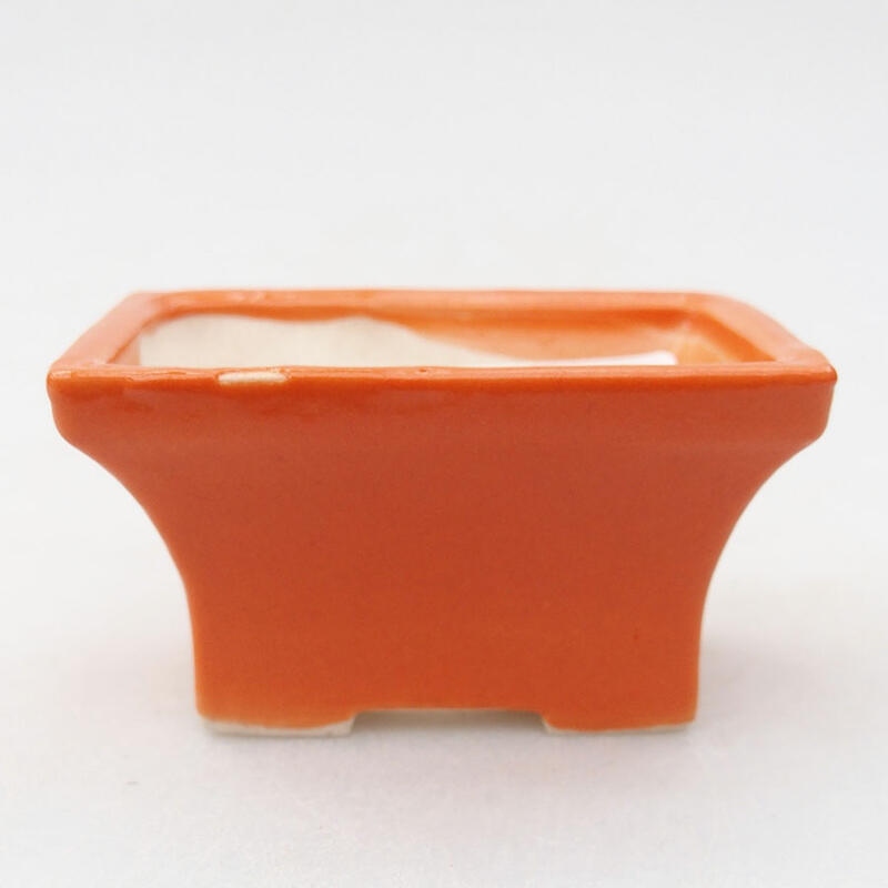 Mini-Bonsaischale 5,5 x 4 x 3 cm, orange