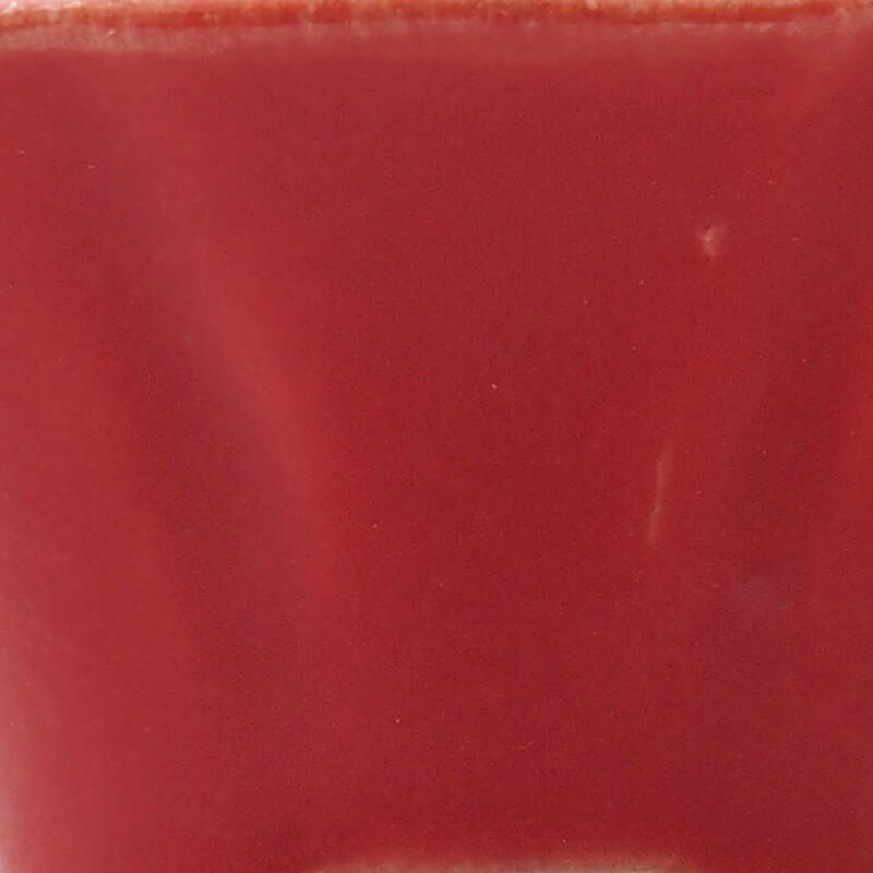 Mini-Bonsaischale 5,5 x 5,5 x 2,5 cm, Farbe rot