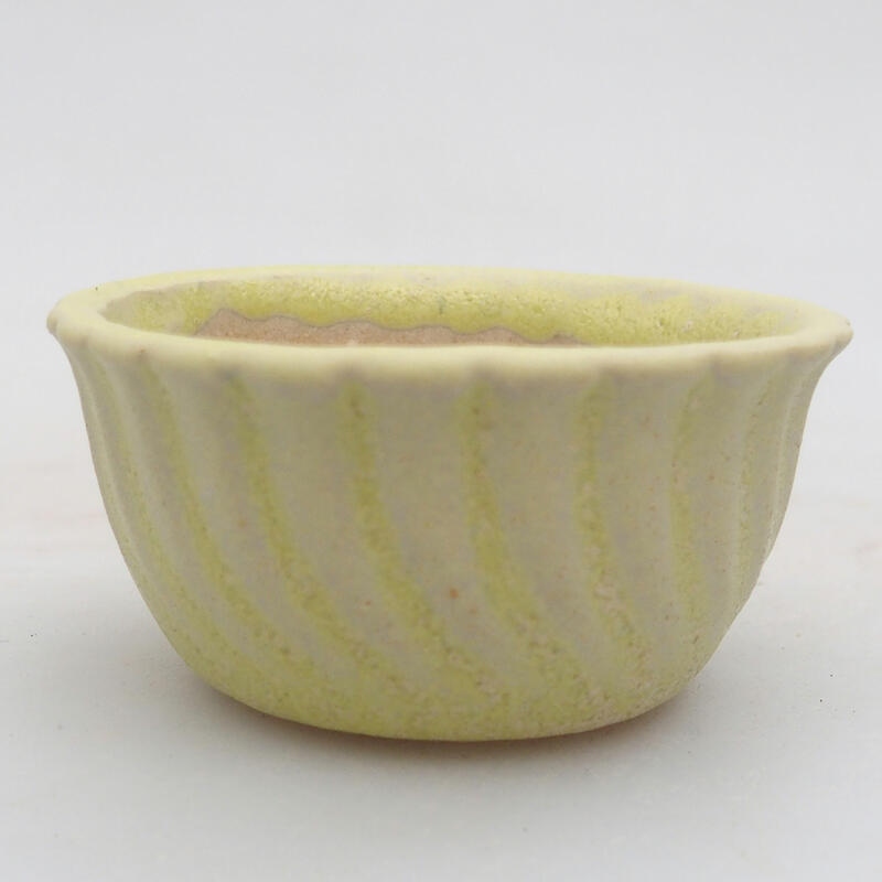 Mini-Bonsaischale 5,5 x 5,5 x 3 cm, grün