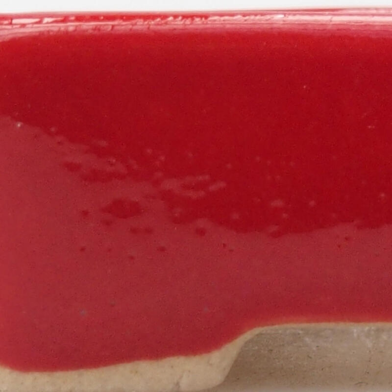 Mini-Bonsaischale 5 x 3 x 1,5 cm, Farbe rot
