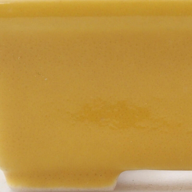 Mini-Bonsaischale 6,5 x 4 x 2,5 cm, gelb