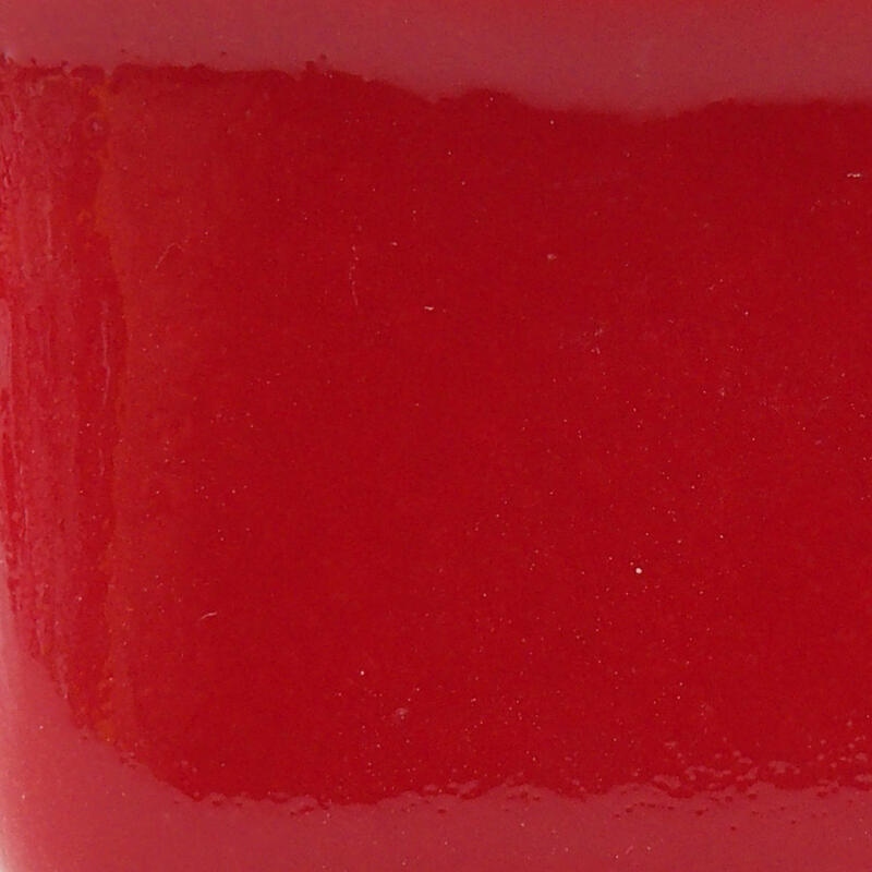 Mini-Bonsaischale 6,5 x 6,5 x 4,5 cm, Farbe rot