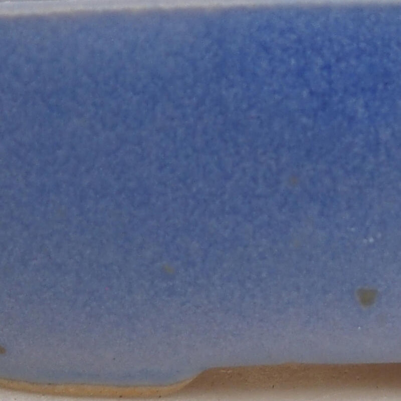 Mini-Bonsaischale 6 x 4,5 x 2,5 cm, Farbe blau