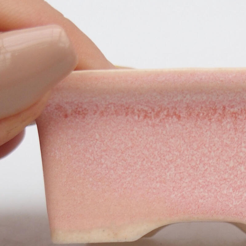 Mini-Bonsaischale 6 x 4,5 x 2,5 cm, rosa