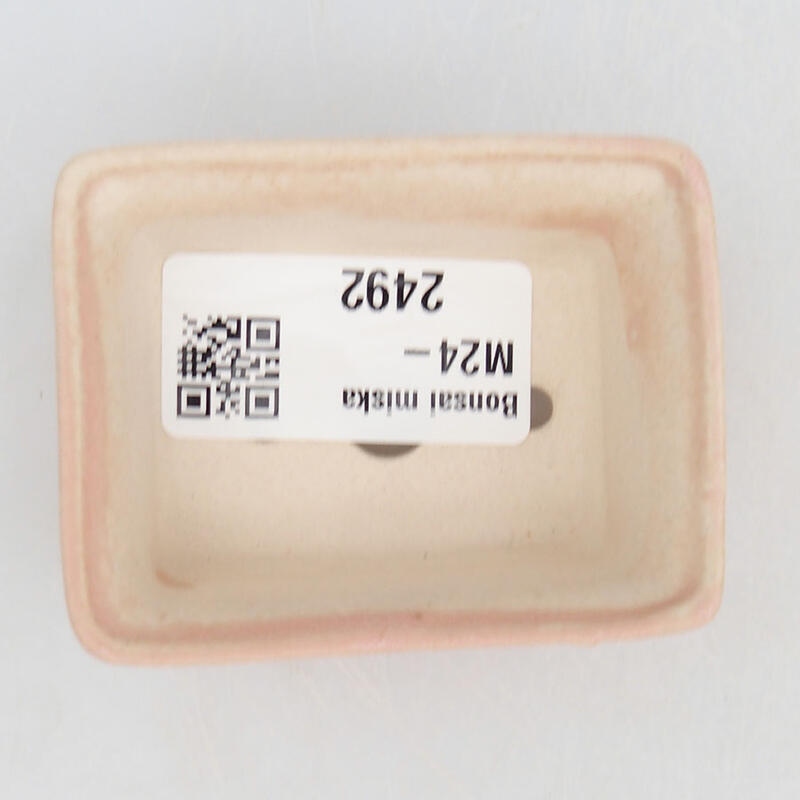 Mini-Bonsaischale 6 x 4,5 x 2,5 cm, rosa