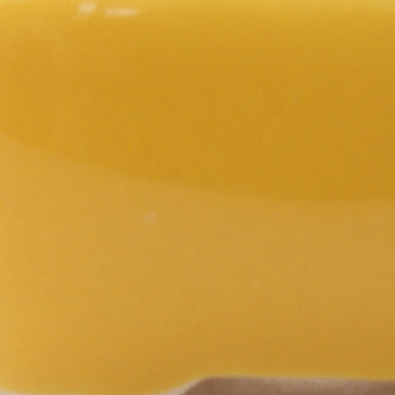 Mini-Bonsaischale 6 x 4,5 x 2,5 cm, gelb