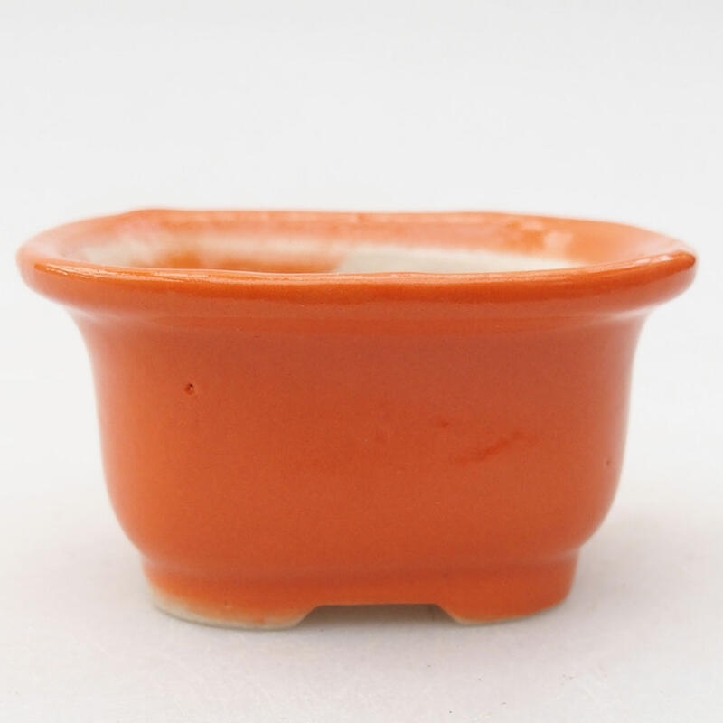 Mini-Bonsaischale 6 x 5 x 3 cm, orange