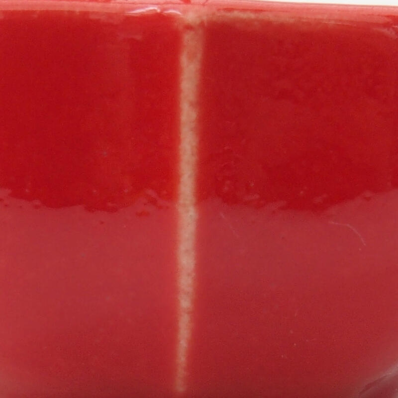 Mini-Bonsaischale 6 x 6 x 3 cm, Farbe rot