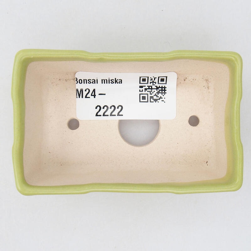 Mini-Bonsaischale 7,5 x 4,5 x 2,5 cm, grün