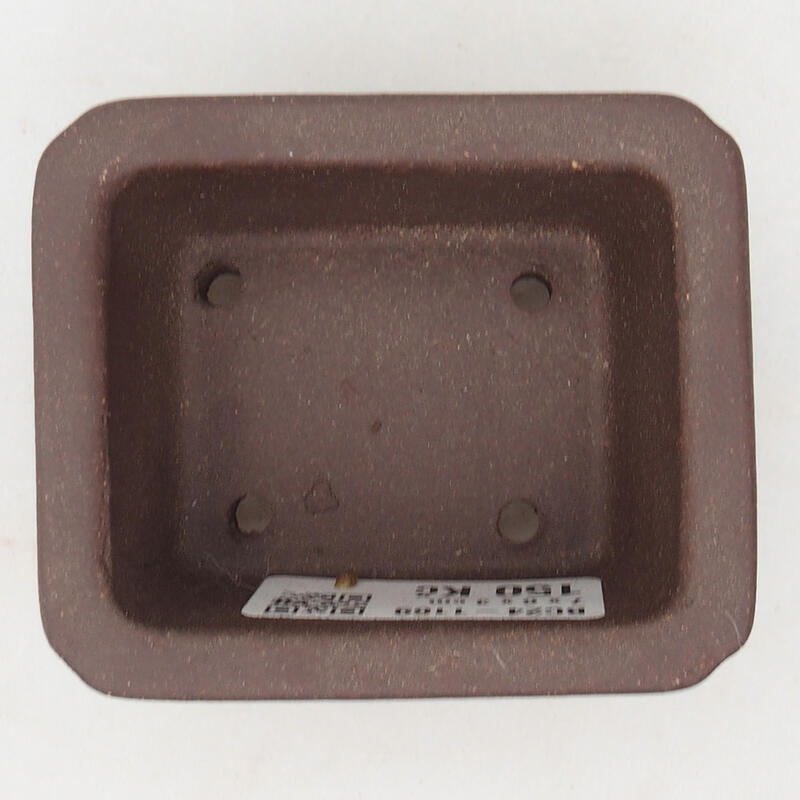 Mini-Bonsaischale 7,5 x 6 x 4 cm, braun