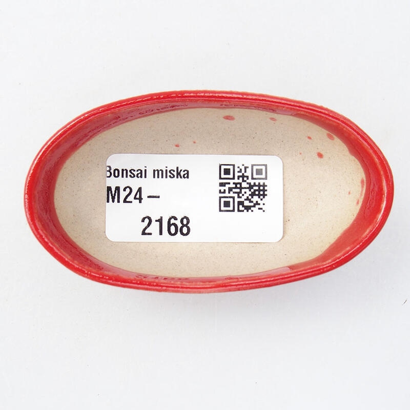Mini-Bonsaischale 7 x 3,5 x 2 cm, Farbe rot