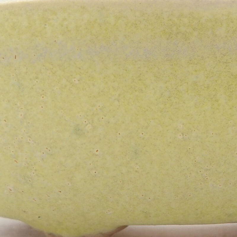 Mini-Bonsaischale 7 x 5 x 2 cm, gelb