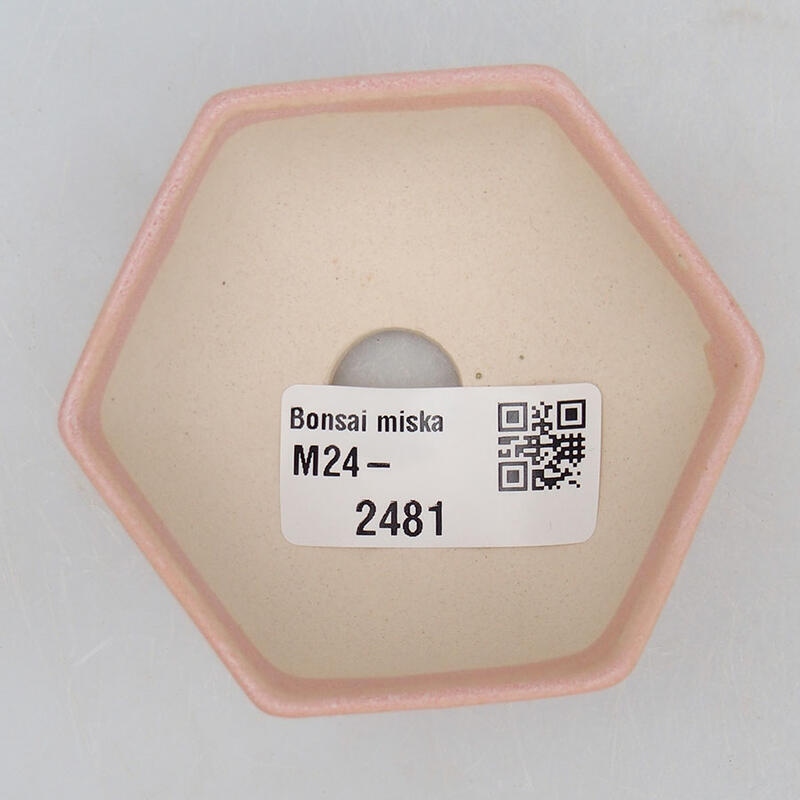 Mini-Bonsaischale 7 x 6,5 x 3 cm, rosa
