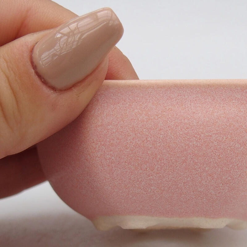 Mini-Bonsaischale 7 x 6,5 x 3 cm, rosa