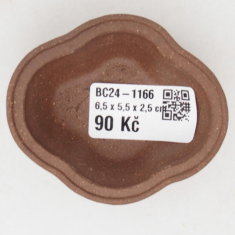 Mini-Bonsaischale 7 x 6 x 3 cm, braun