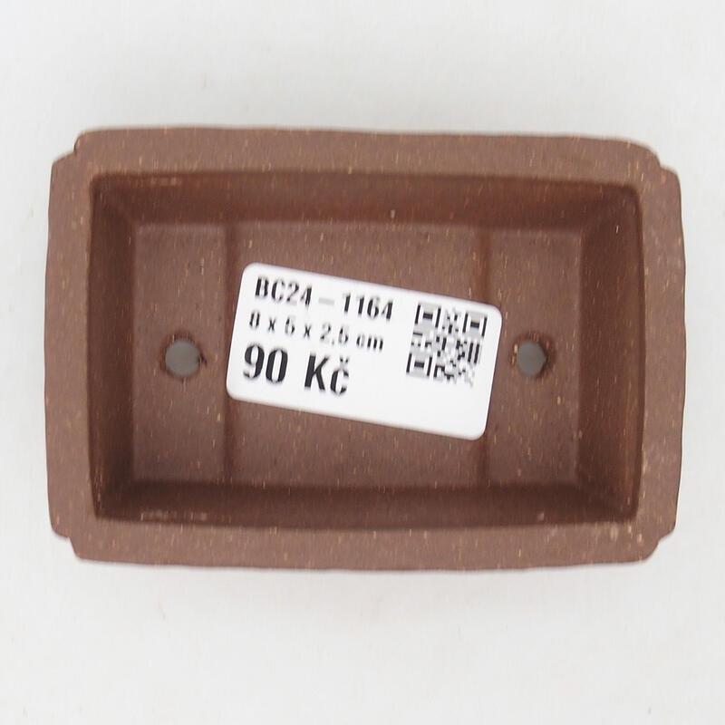 Mini-Bonsaischale 8,5 x 5 x 5 cm, braun
