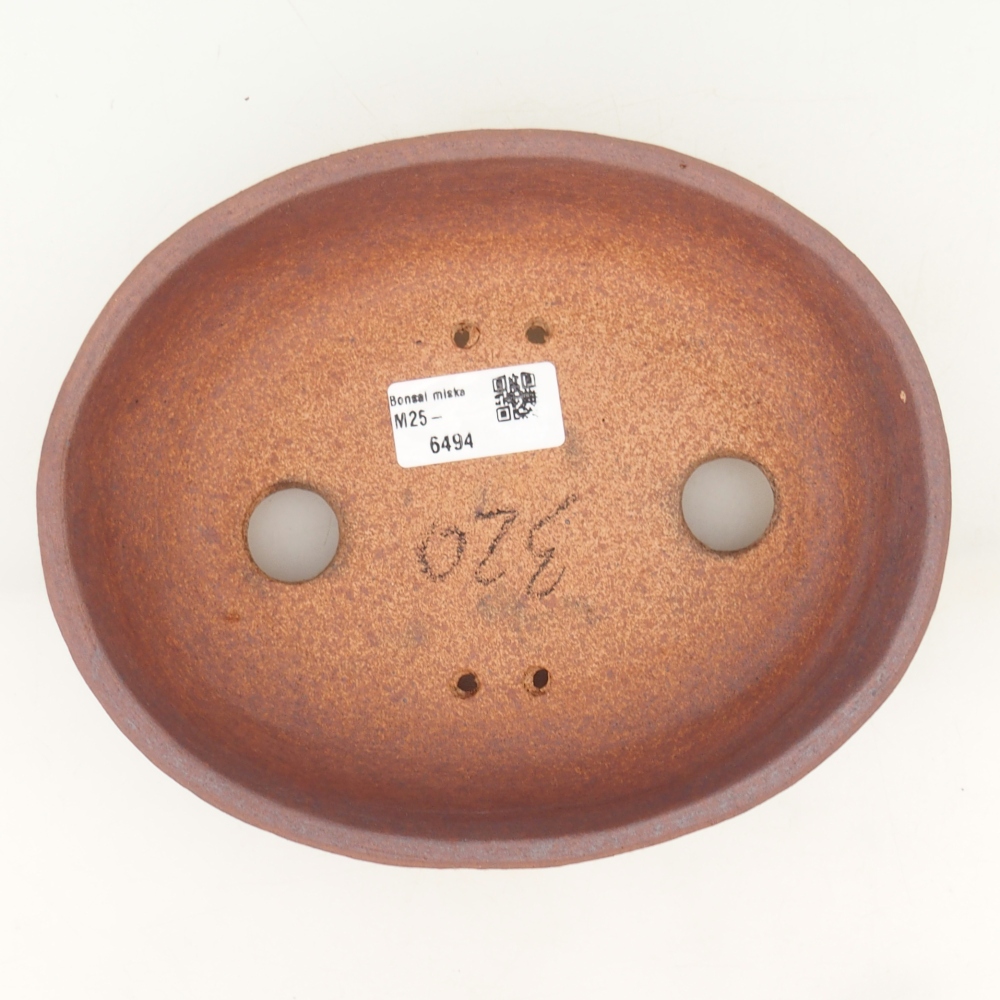 Bonsaischale 19,5 x 16 x 6 cm , Metallfarbe
