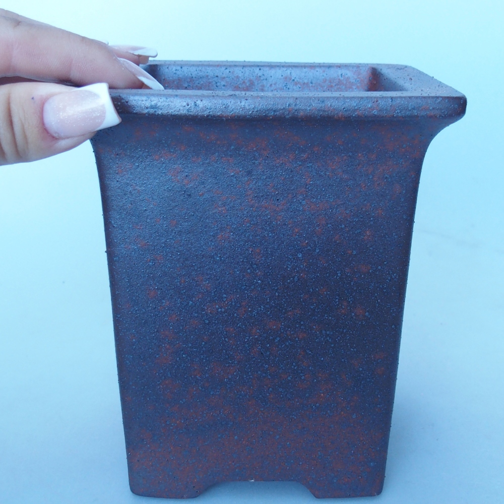Schale 11,5 x 11,5 x 13 cm braun