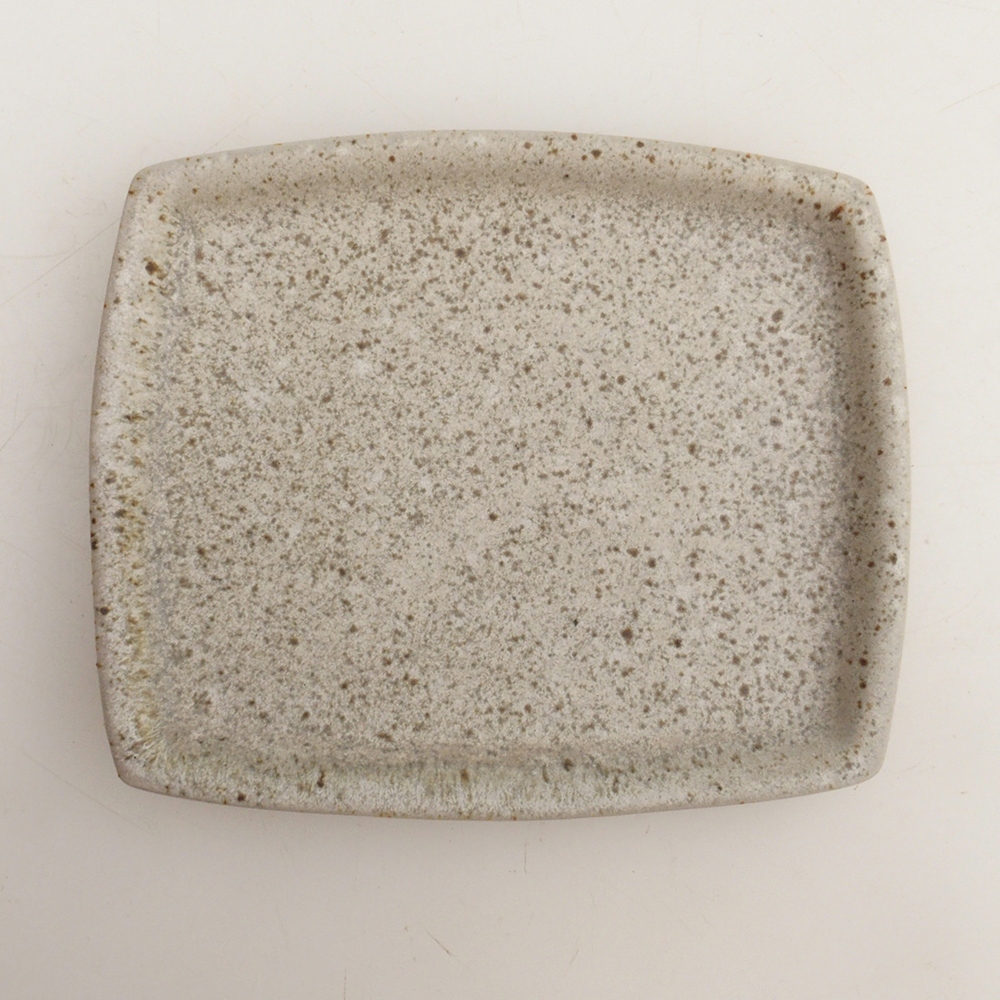 Keramische Untertasse H11 - 11,5 x 9,5 x 1 cm - beige