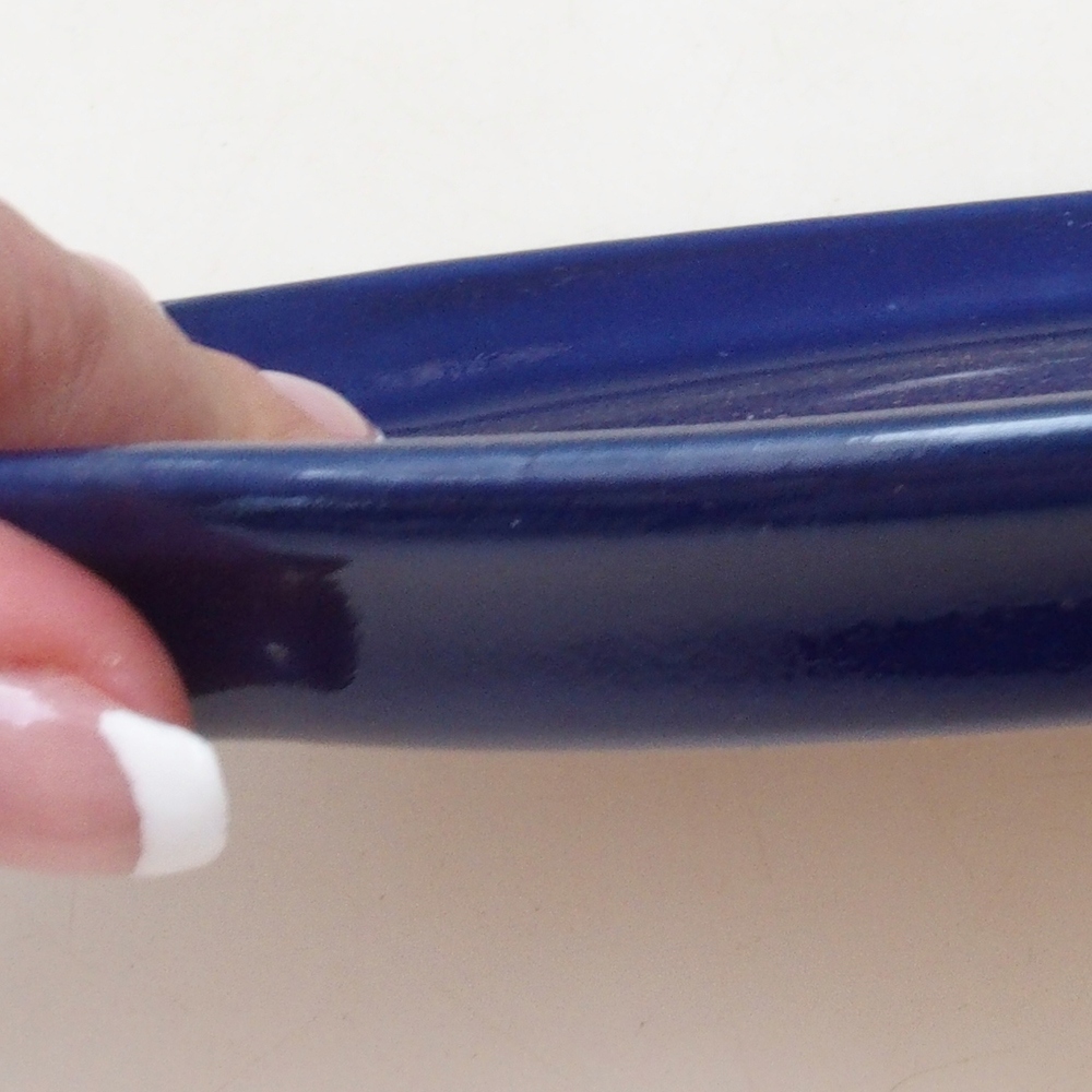 Keramikschale H75 - 18,5 x 13 x 1,5 cm - blau