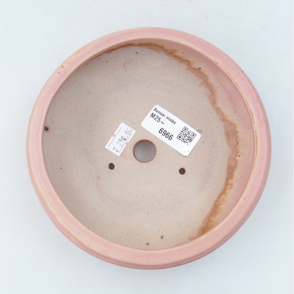 Bonsaischale aus Keramik 15 x 15 x 5 cm, rosa