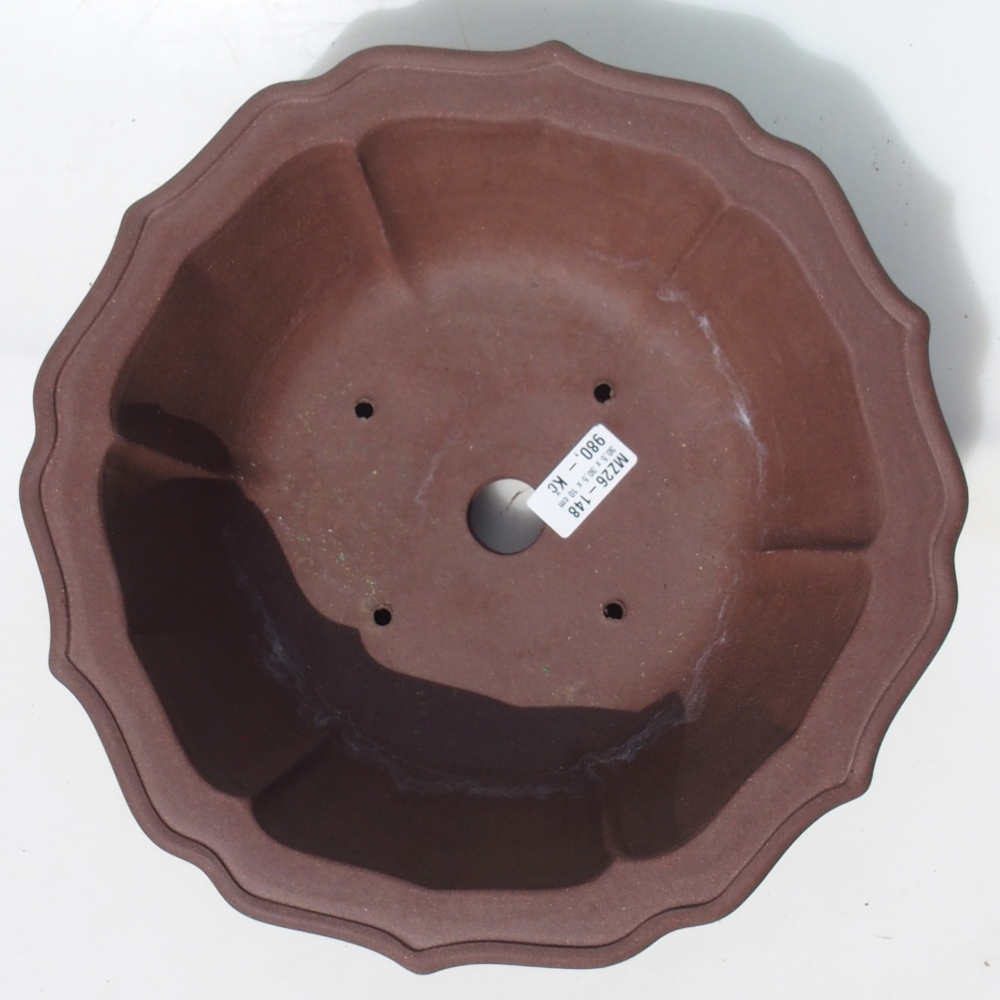 Bonsaischale 30,5 x 30,5 x 10 cm - braun