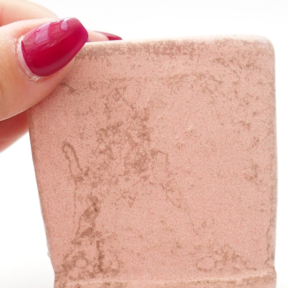 Bonsaischale aus Keramik 6,5 x 6,5 x 7 cm, rosa