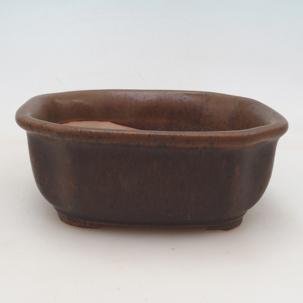 Bonsaischale H31 - 14 x 12 x 5,5 cm - braun