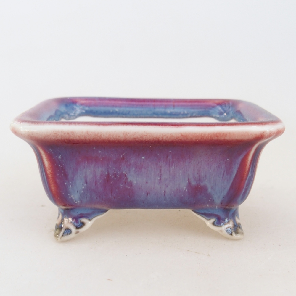 Mini-Bonsaischale 7 x 5,5 x 3 cm, Farbe lila