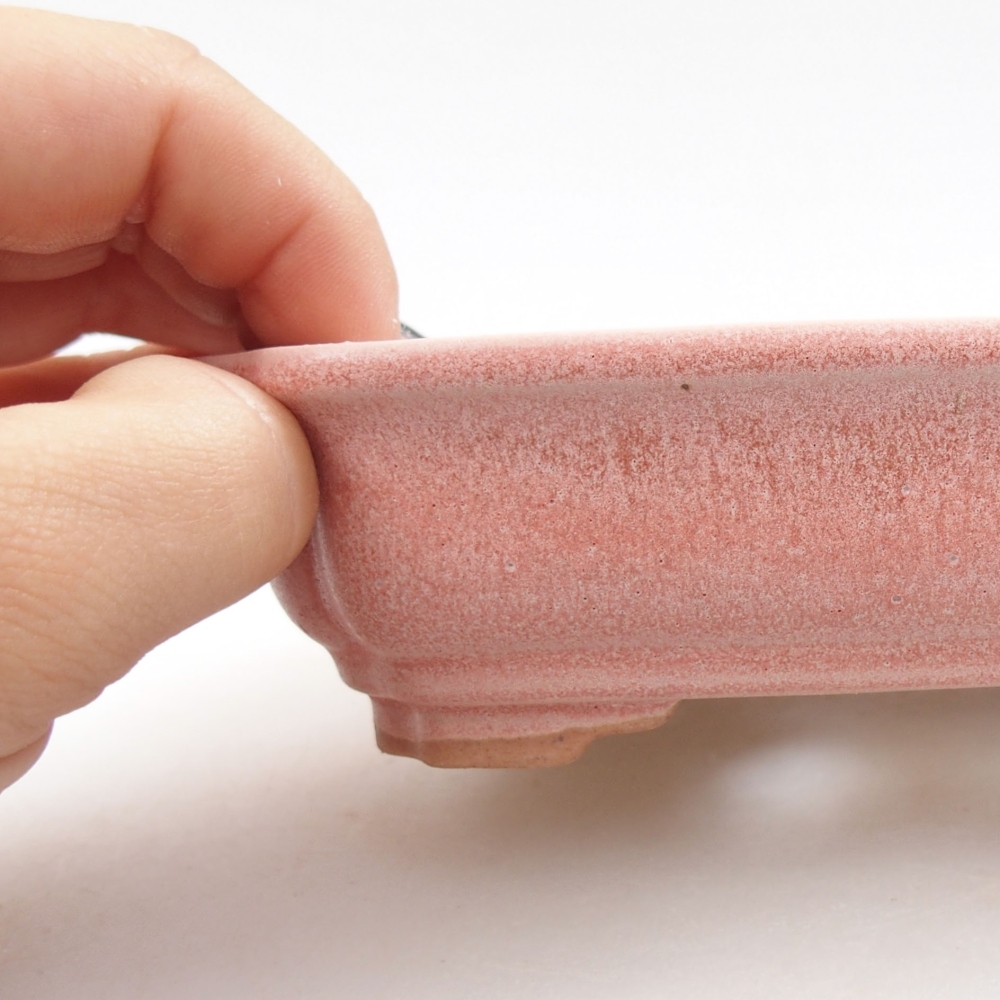 Bonsaischale aus Keramik 15,5 x 12 x 6 cm, Farbe blau