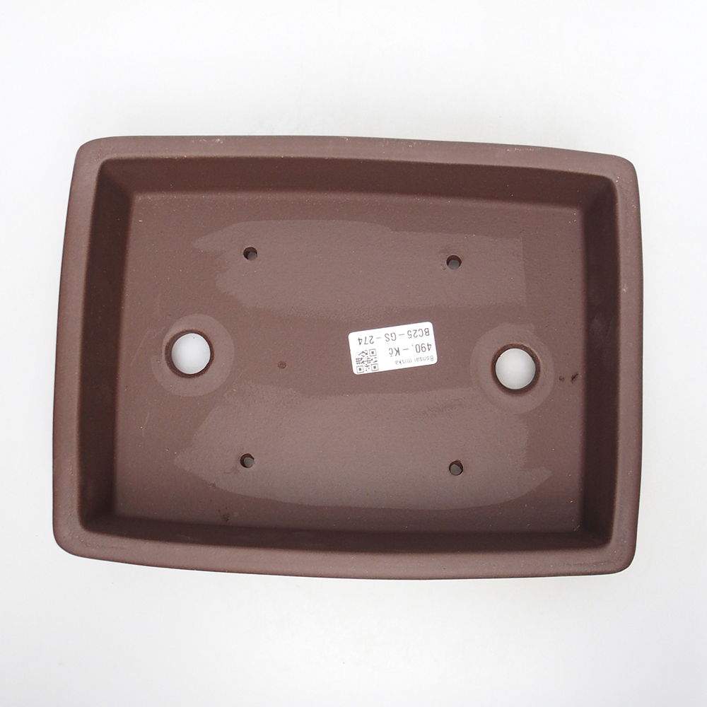 Schale 25 x 20 x 6 cm braun