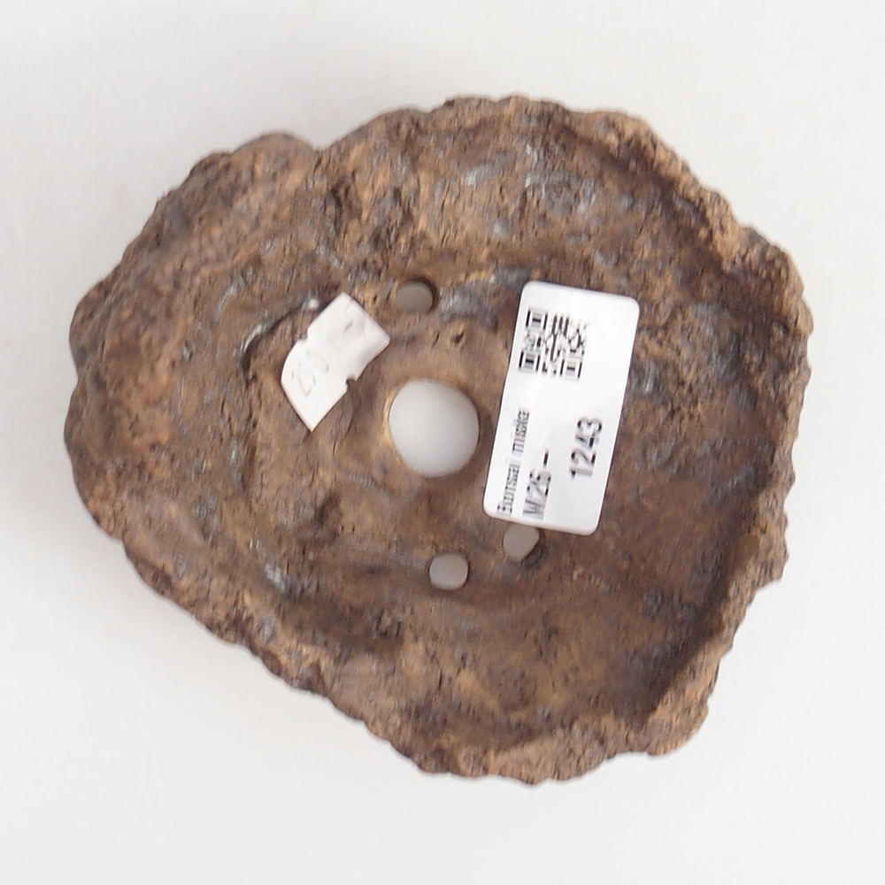 Keramikschale 10 x 9 x 9 cm , Farbe braun