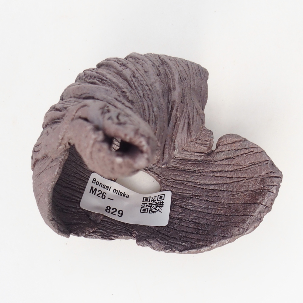 Keramikschale 8 x 9 x 14 cm , Metallicfarbe