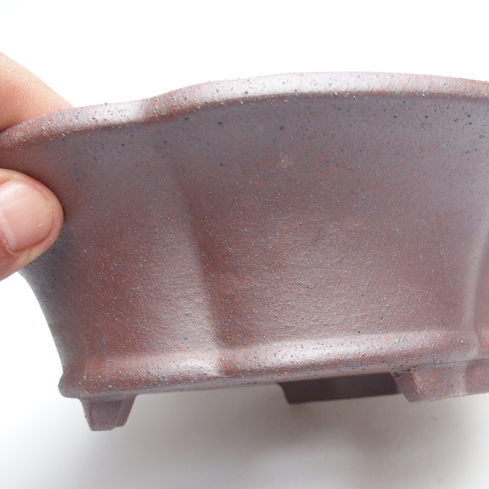 Schale 20 x 20 x 6,5 cm braun