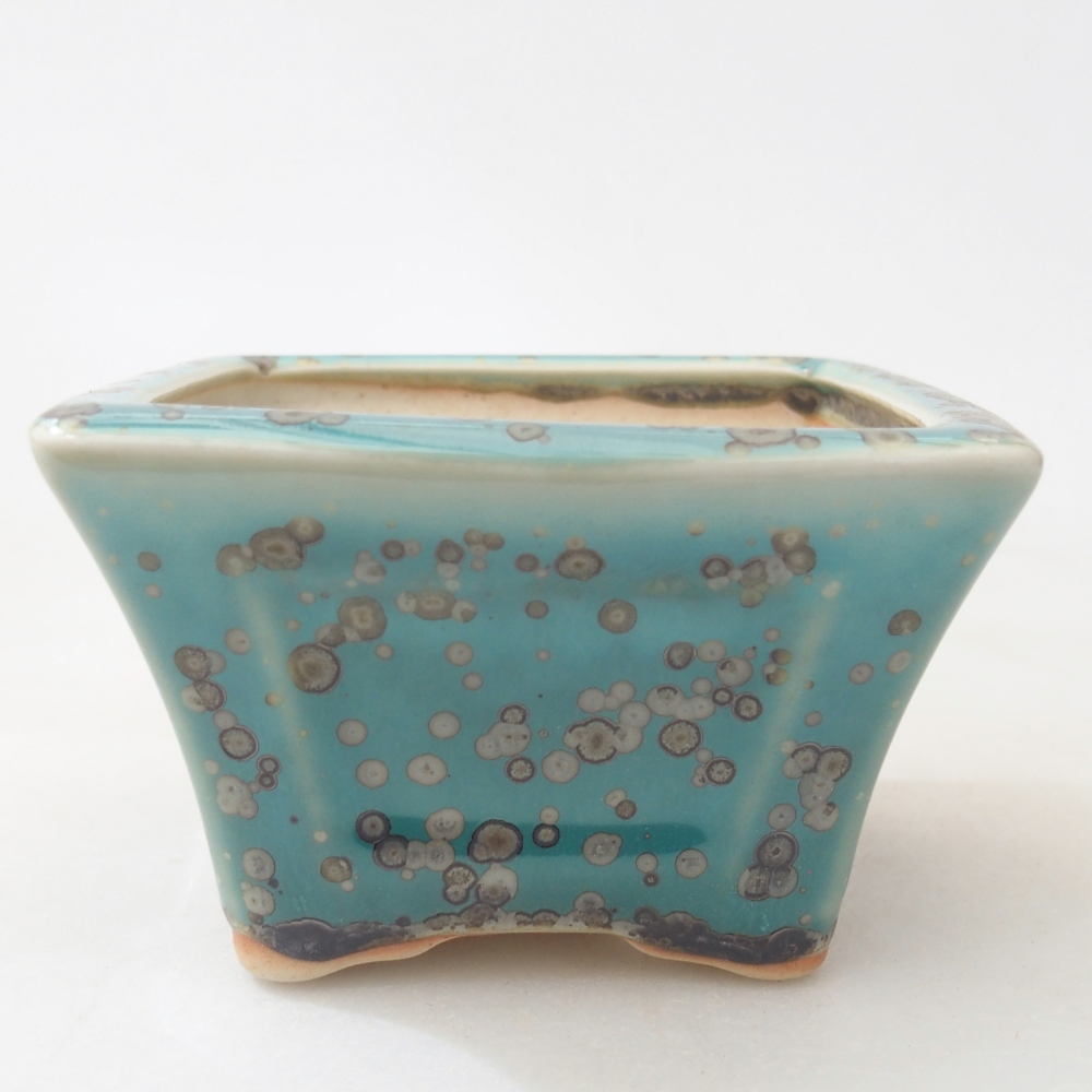 Schale 8,5 x 8,5 x 6 cm blau