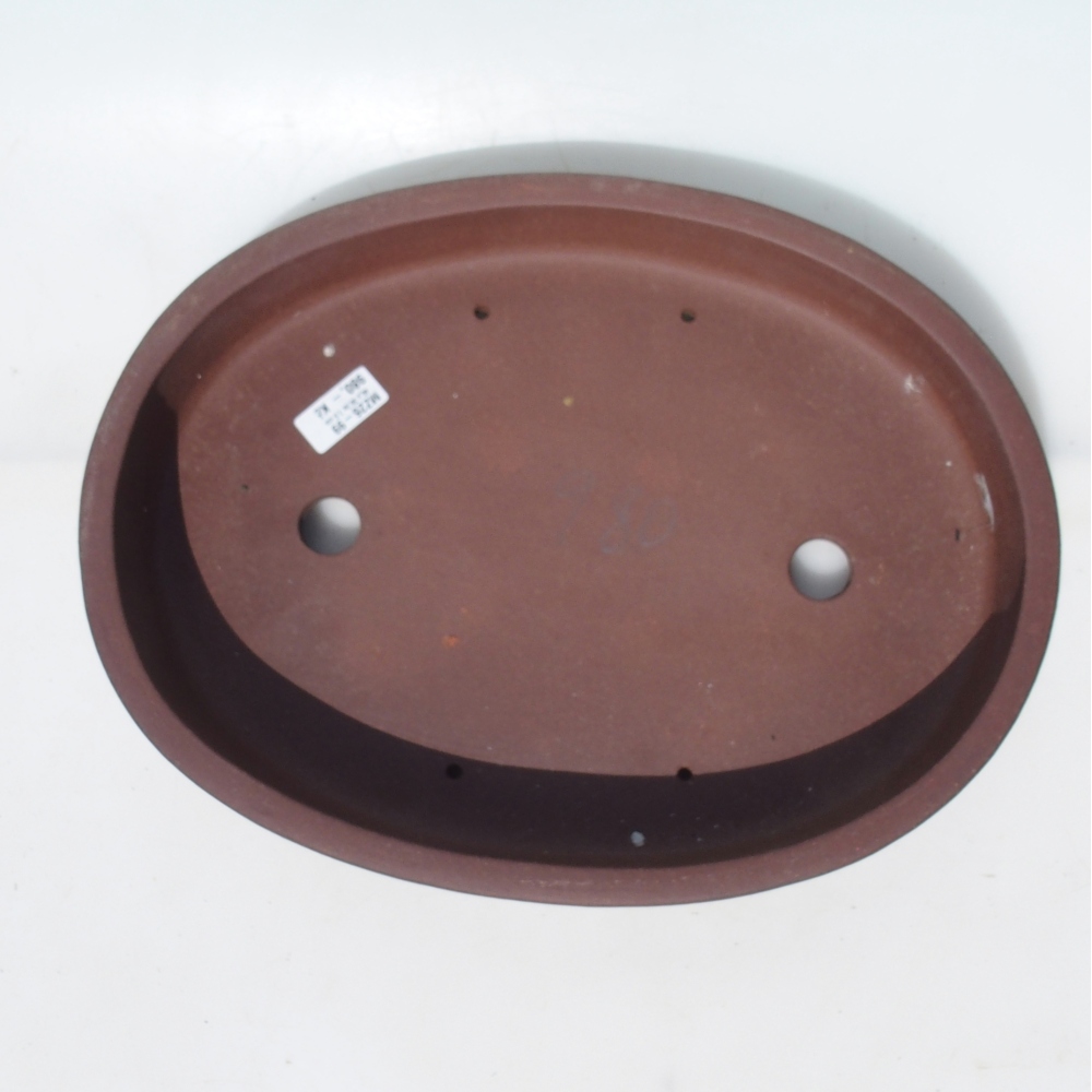 Bonsaischale 40 x 30,5 x 7,5 cm - braun