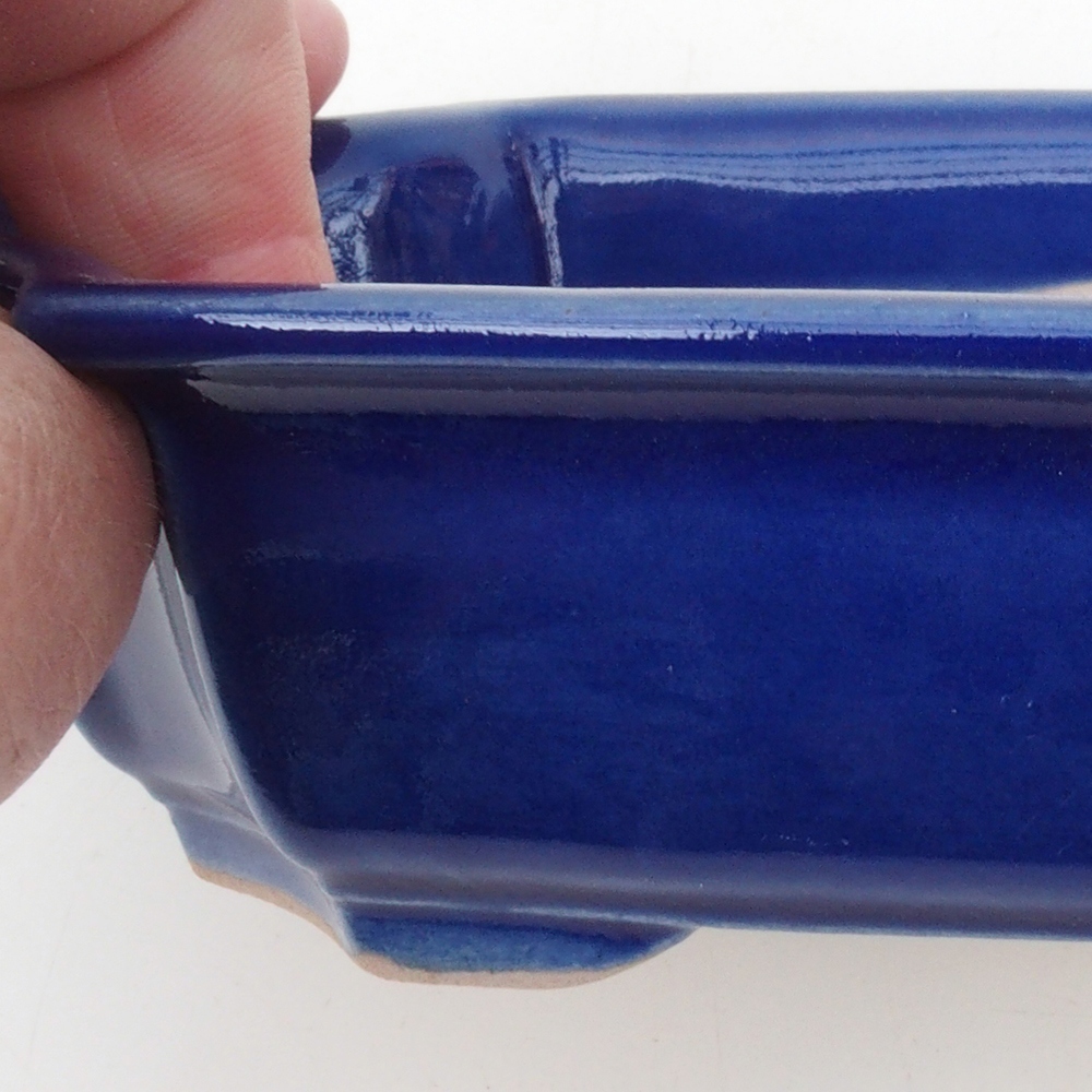 Bonsaischale H17 - 15 x 10 x 4 cm - blau
