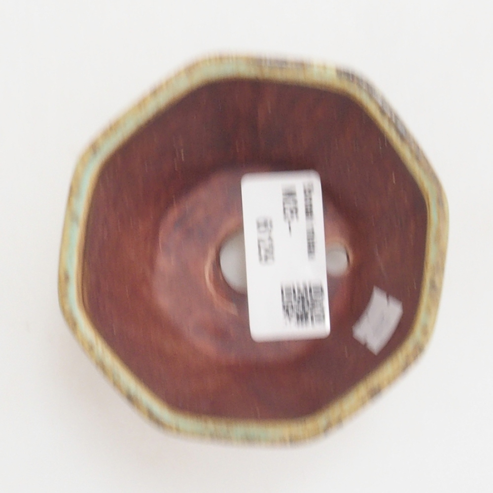 Bonsaischale aus Keramik 10 x 8,5 x 4 cm, braun