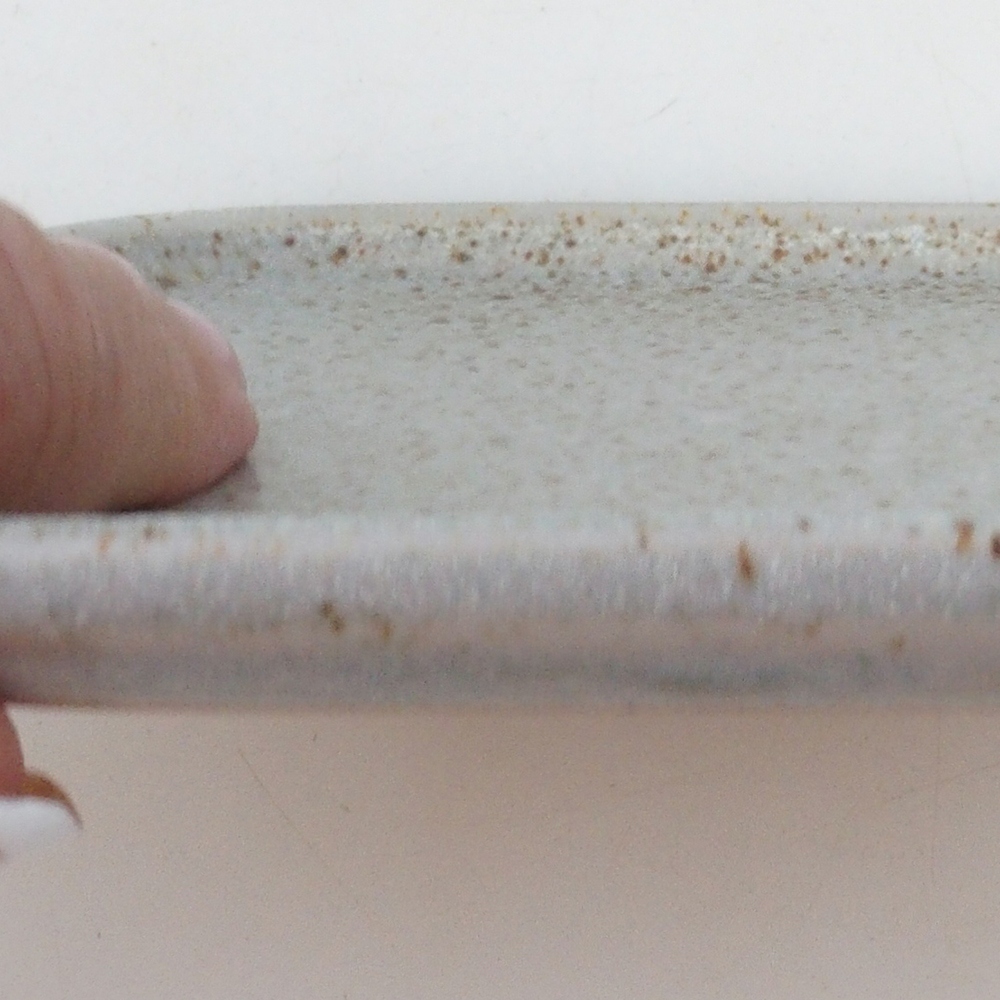 Keramikschale H38 -12 x 11 x 1 cm - beige