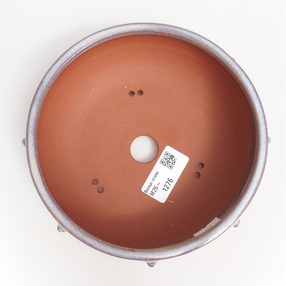 Bonsaischale aus Keramik 16 x 16 x 5,5 cm, Farbe blau