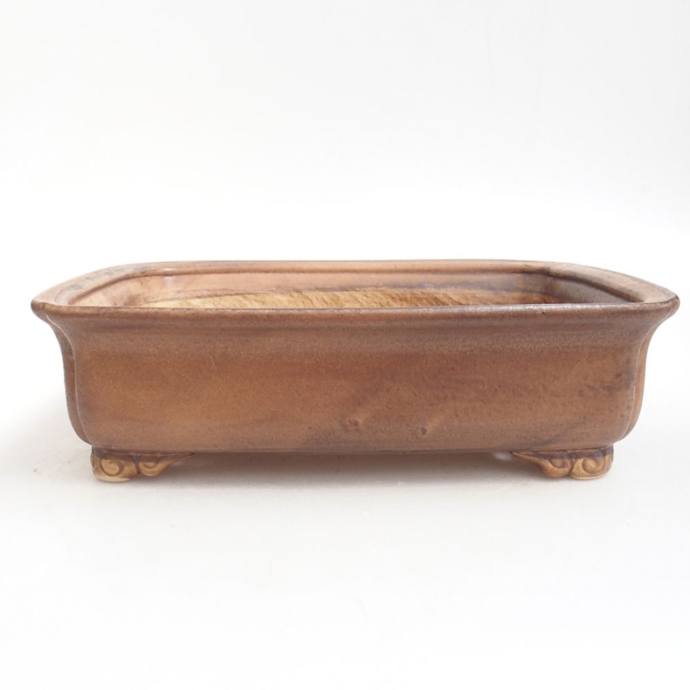 Bonsaischale aus Keramik 25 x 20 x 7,5 cm, rosa