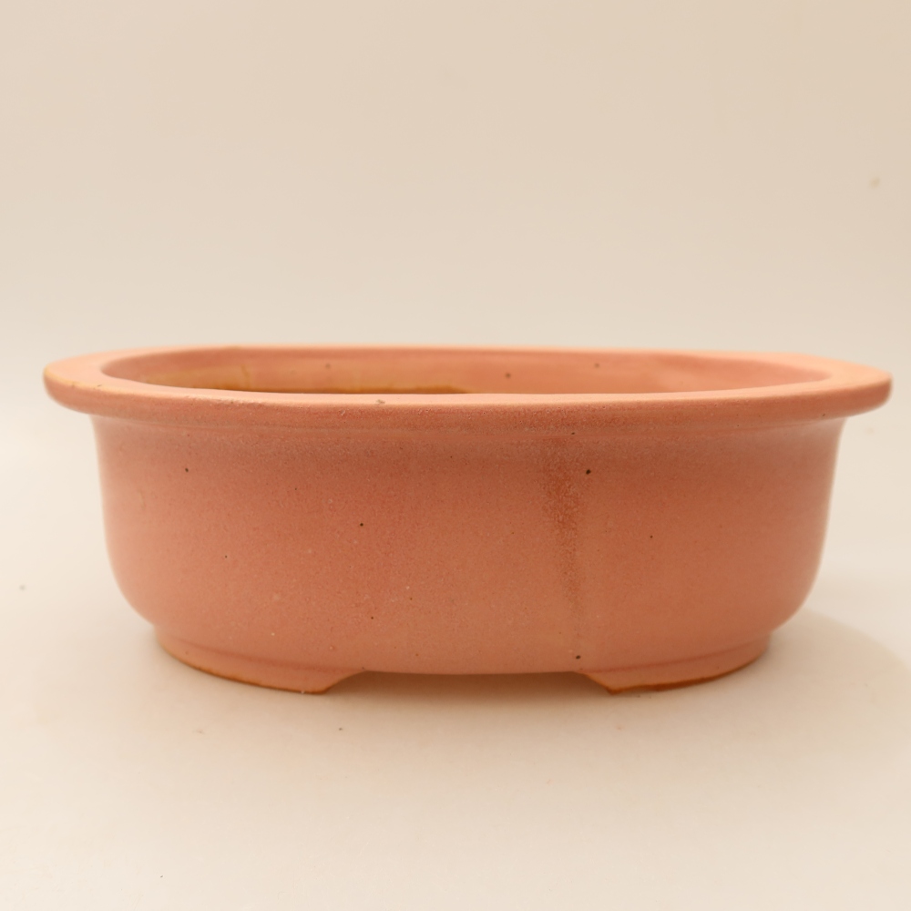 Bonsaischale aus Keramik 23 x 19 x 7 cm, braun